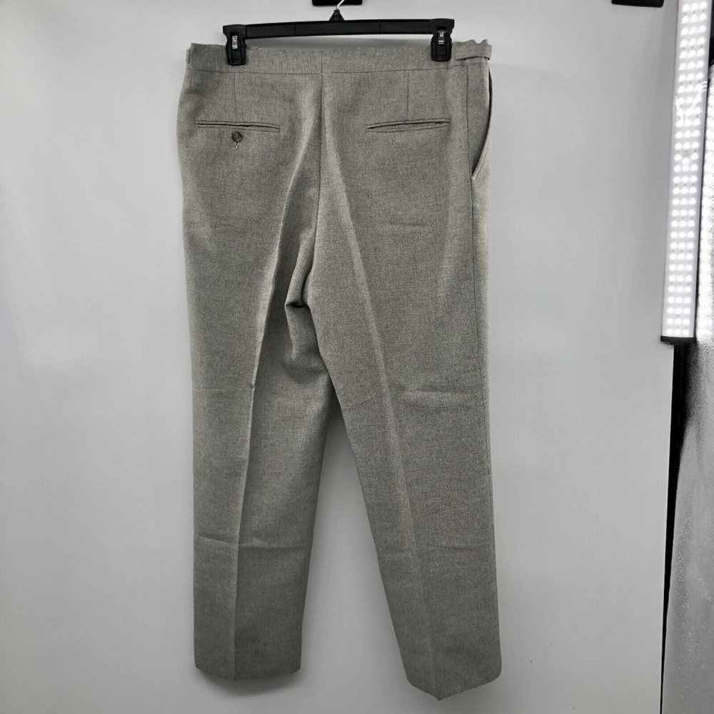 Vintage Dress Pants Mens 38R Used Brown Blend Textured - Picture 2 of 11